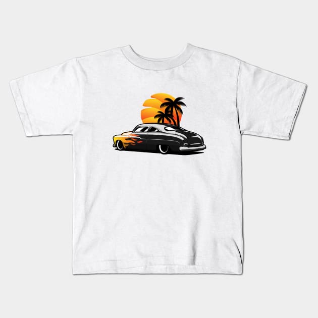Mercury Coupe Classic Kids T-Shirt by KaroCars